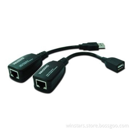 USB2.0 Extension Adapters Over Ethernet Up to 30 Meters